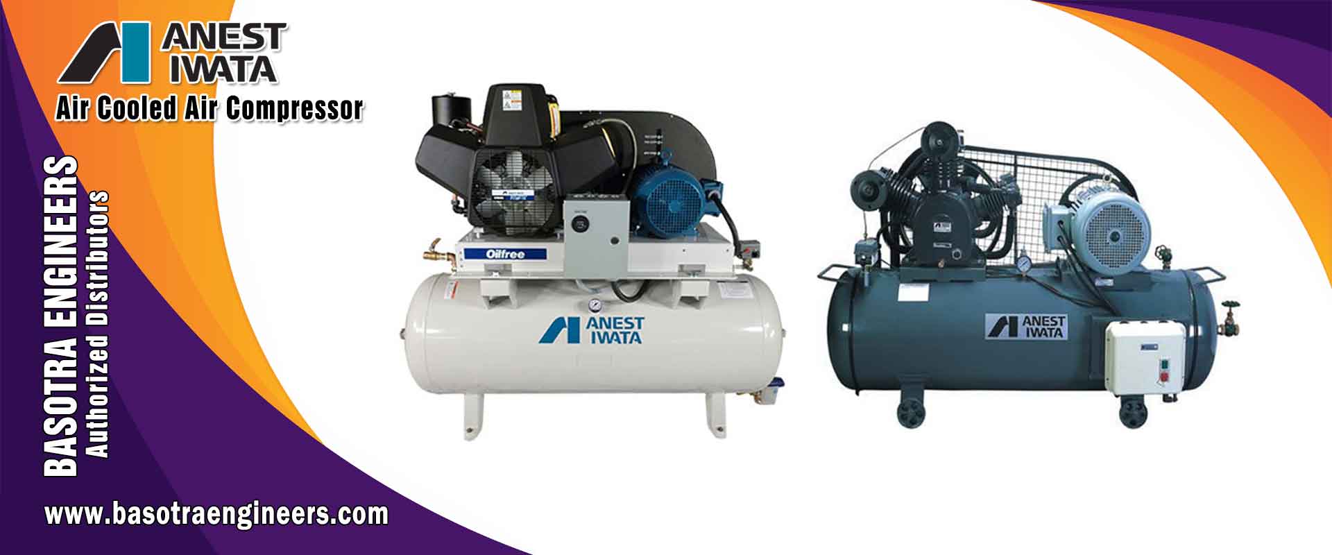 Anest Iwata Air Cooled Air Compressor Distributor in Ludhiana Anest Iwata Air Cooled Air Compressor Dealers Suppliers Punjab India