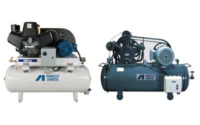 Anest Iwata Air Cooled Air Compressor distributor dealer suppliers in ludhiana punjab hp j&K